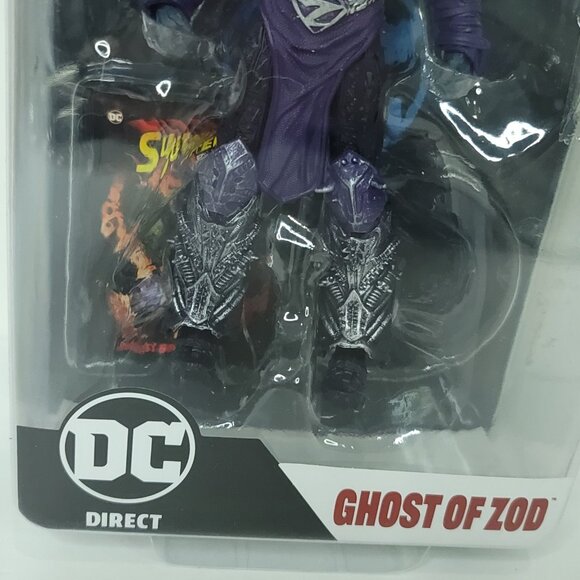 McFarlane DC Direct Page Punchers Ghost Of Zod 2024 With Comic 7" Action Figure - Picture 3 of 4